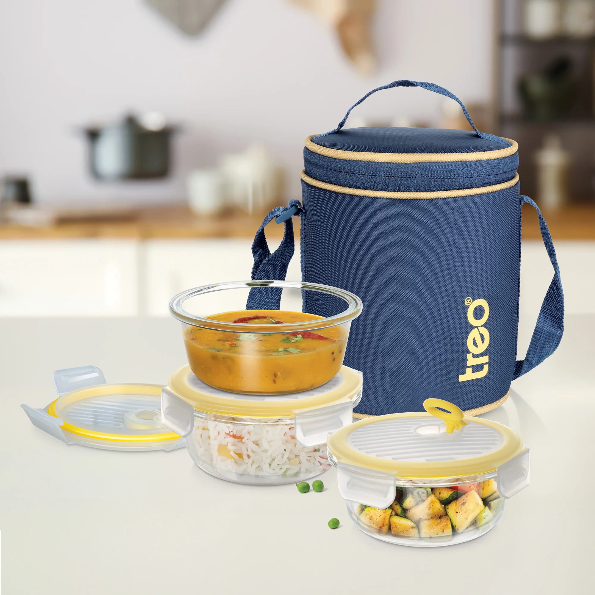 All Fresh Borosilicate Glass Tiffin (Treo by Milton) - Image 9