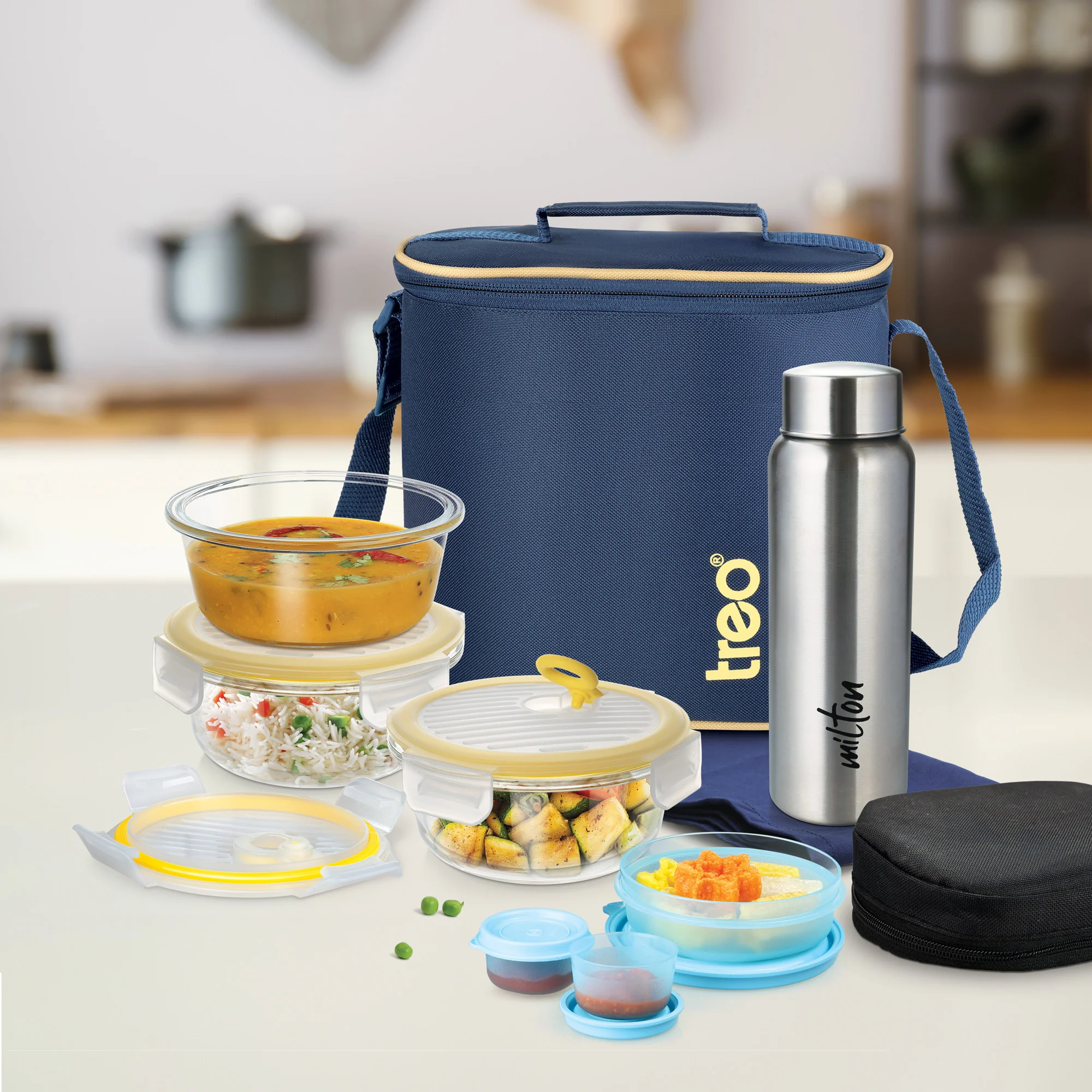 All Fresh Premier Glass Tiffin (Treo by Milton) - Image 9