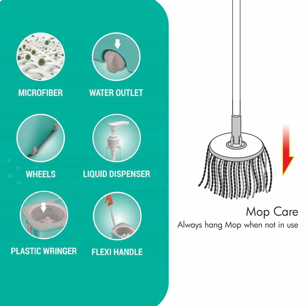 Classic Spin Mop (Spotzero by Milton) - Image 4