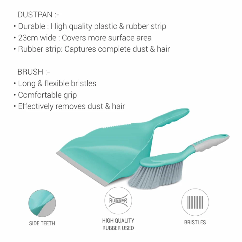 Dustpan Set With Brush (Spotzero by Milton) - Image 3
