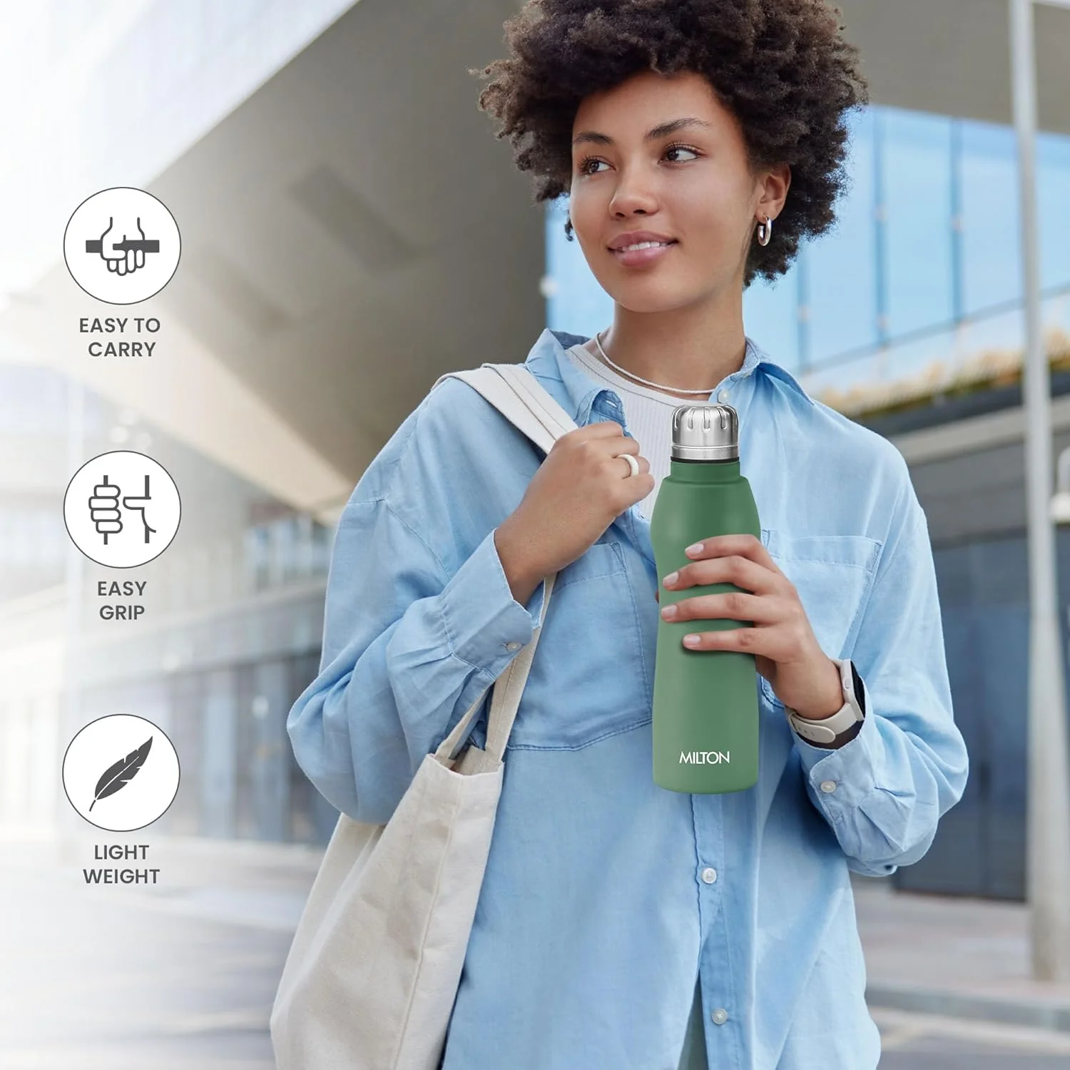 Elate Stainless Steel Bottle (Milton) - Image 4