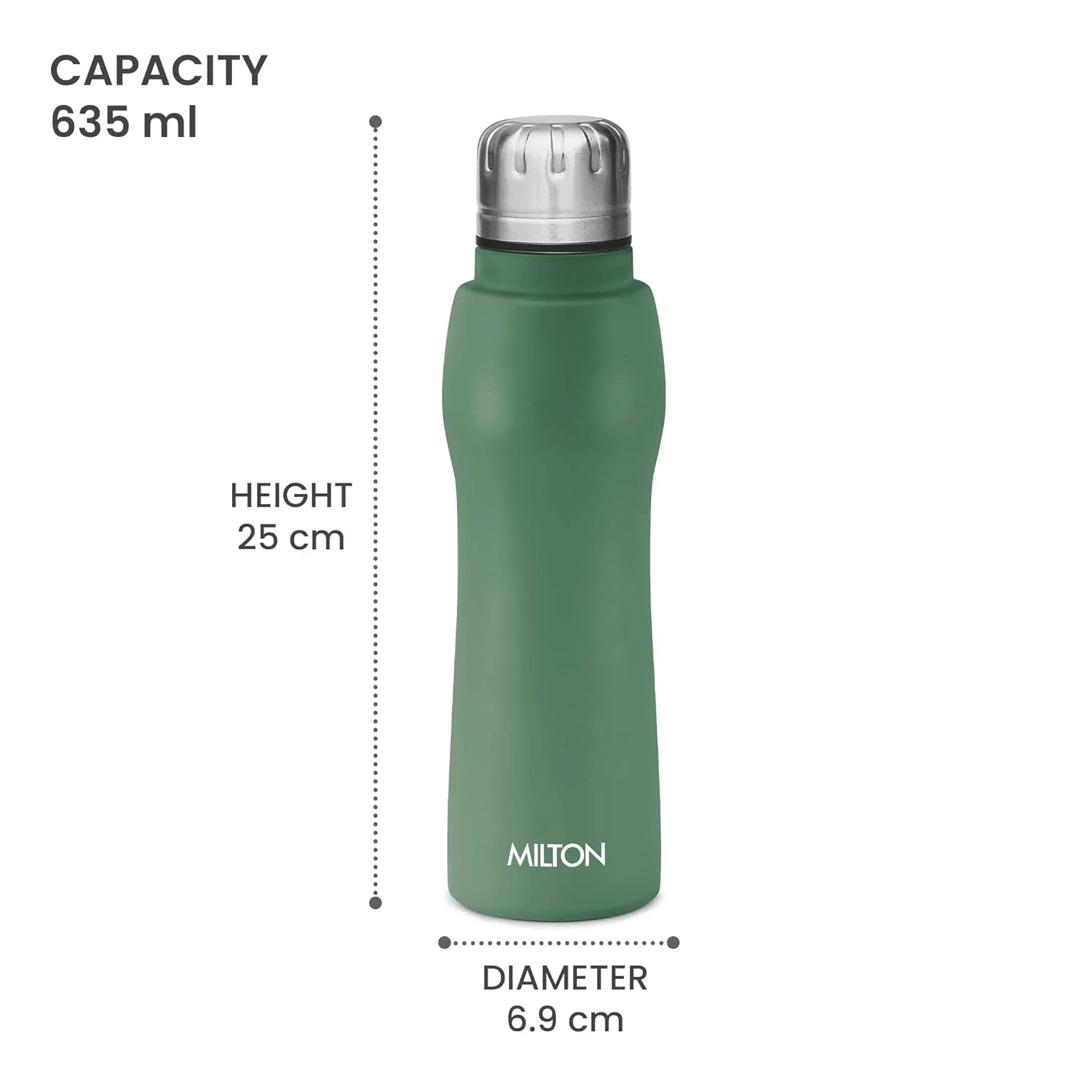 Elate Stainless Steel Bottle (Milton) - Image 6