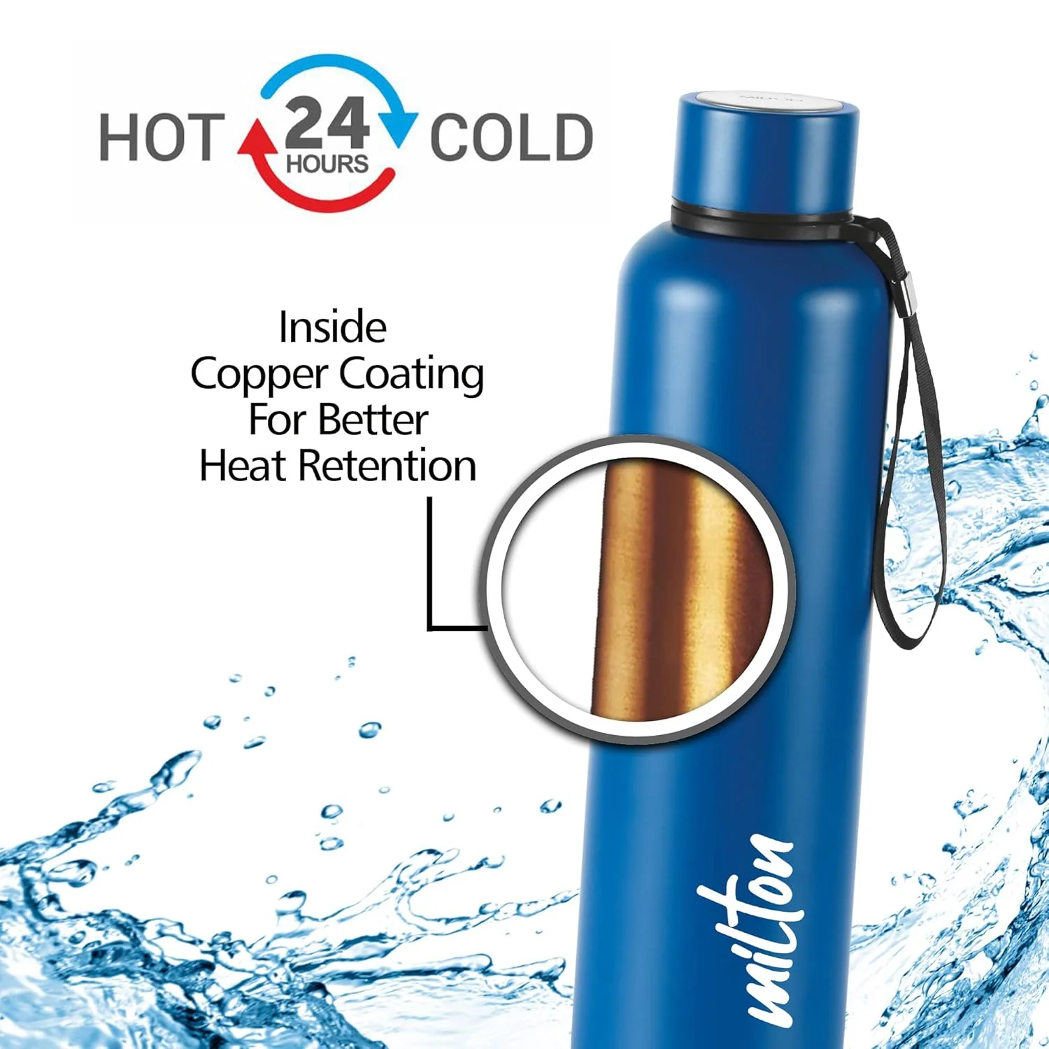 Curated Stamps 3D UV Printed Aura Thermosteel Bottle (Milton) - Image 4