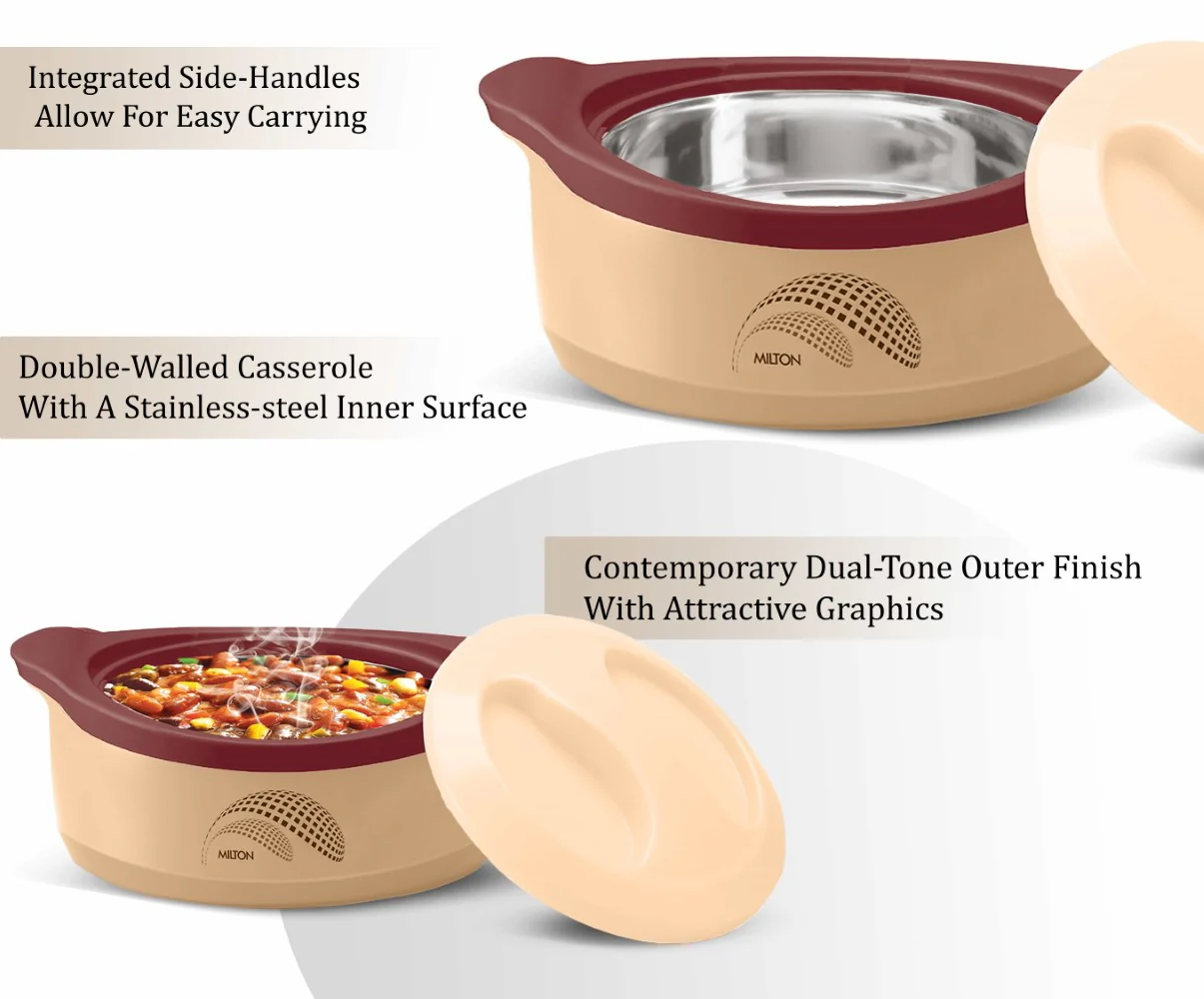 New Marvel Insulated Stainless Steel Casserole (Milton) - Image 4