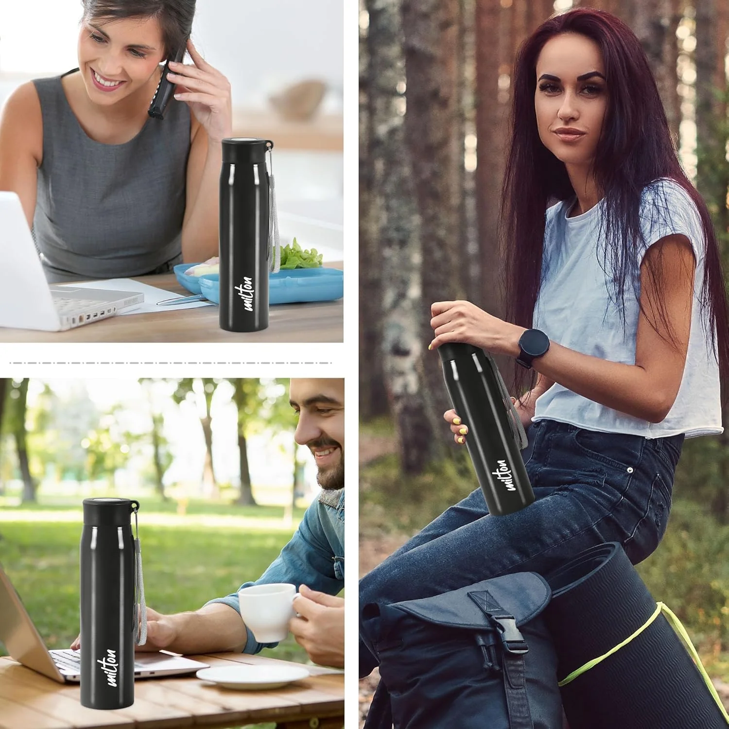 Personalized Handy Stainless Steel Bottle (Milton) - Image 9