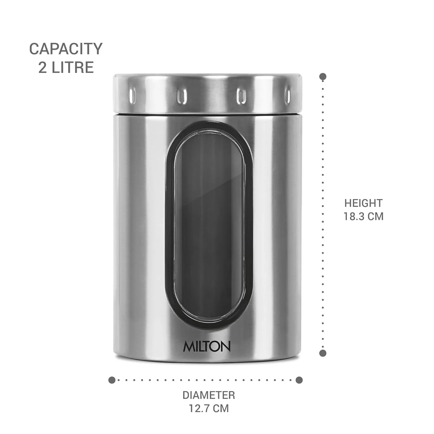 Steel Crispy Storage Jar (Milton) - Image 12