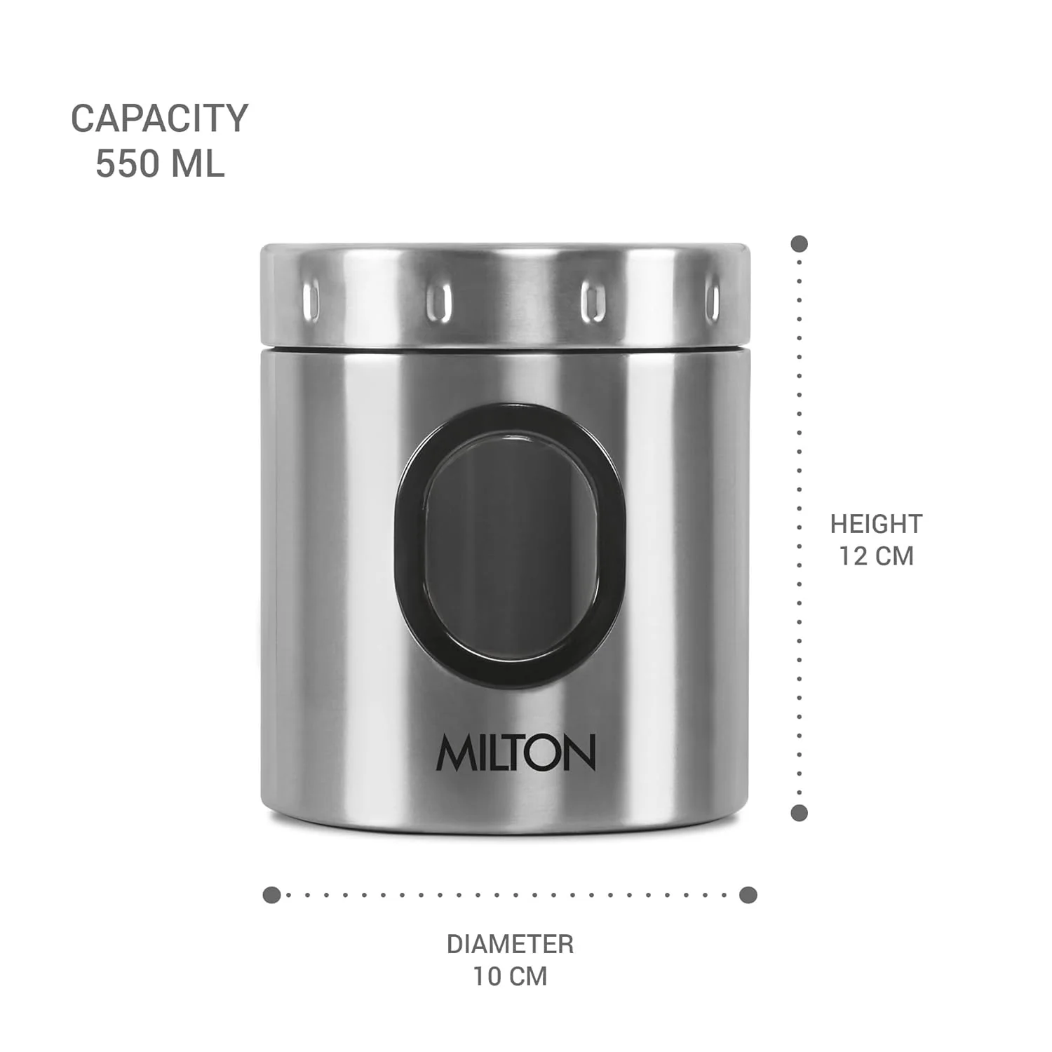 Steel Crispy Storage Jar (Milton) - Image 9